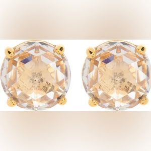 Kate Spade round cz stud earrings